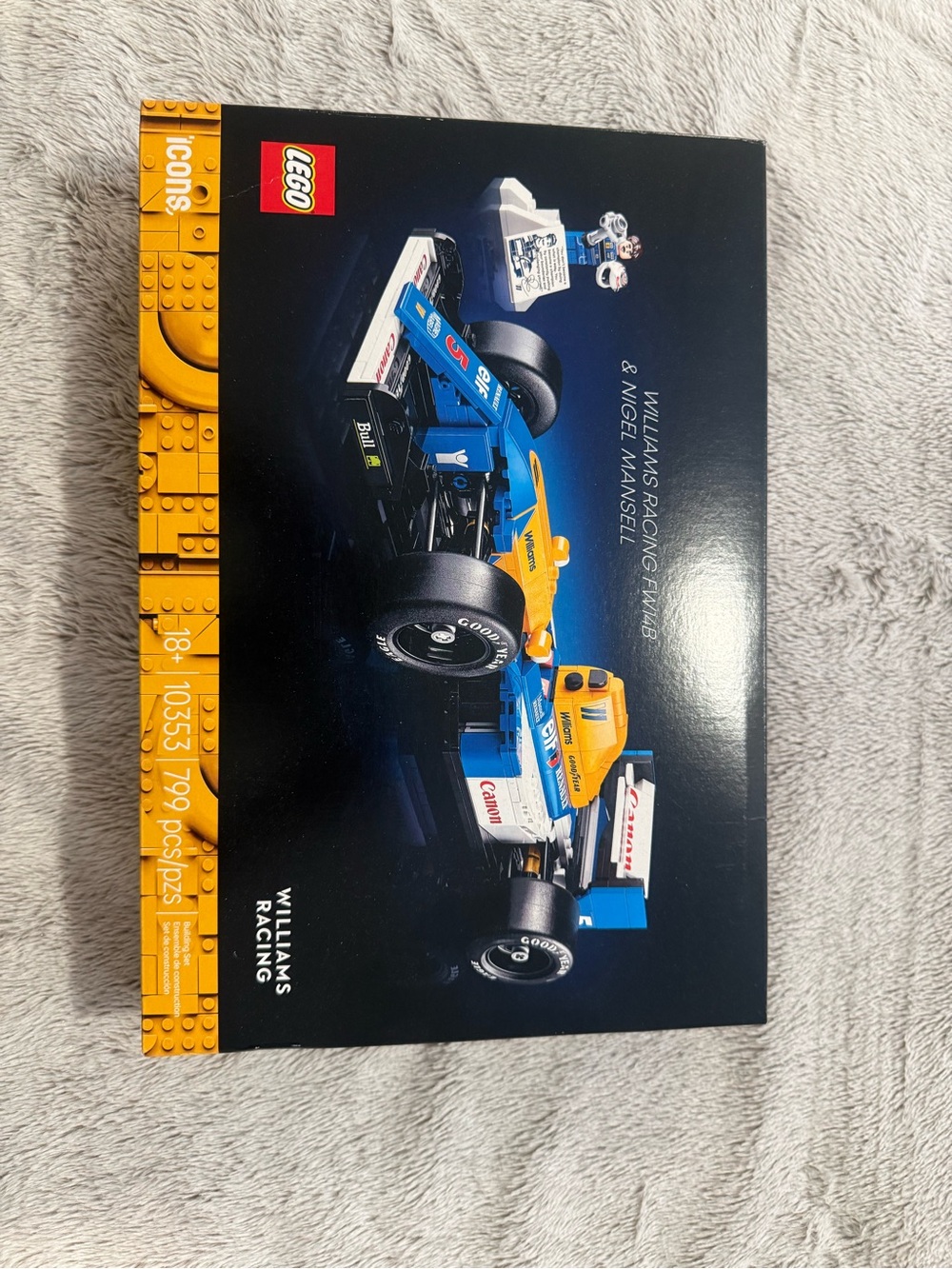 LEGO Williams Racing Blue & Yellow Formula 1 Model Set